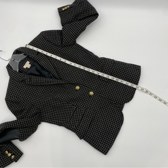 J.Crew Keaton herringbone Gray black Boy Blazer size 2 - Picture 5 of 9